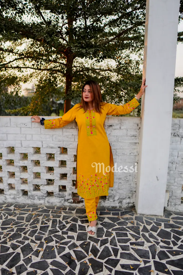 Mustard Two Pcs - Image 3