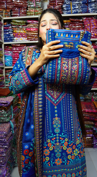 Royal Blue Three Pcs