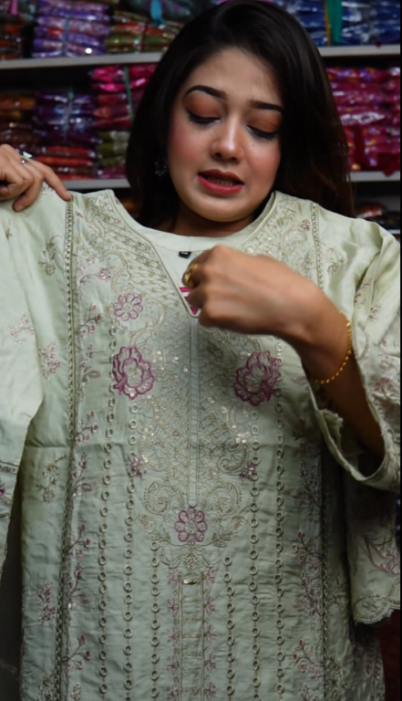 Pastel Green Three pcs - Image 4