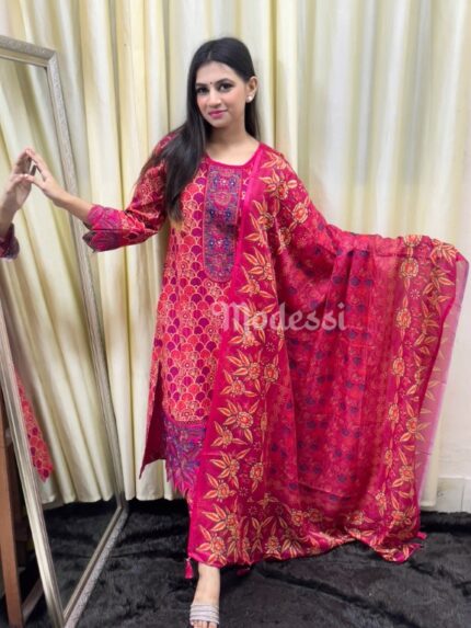 Pink Digital Three Pcs